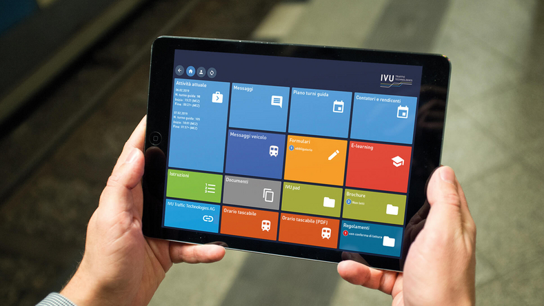IVU.pad come postazione di lavoro mobile