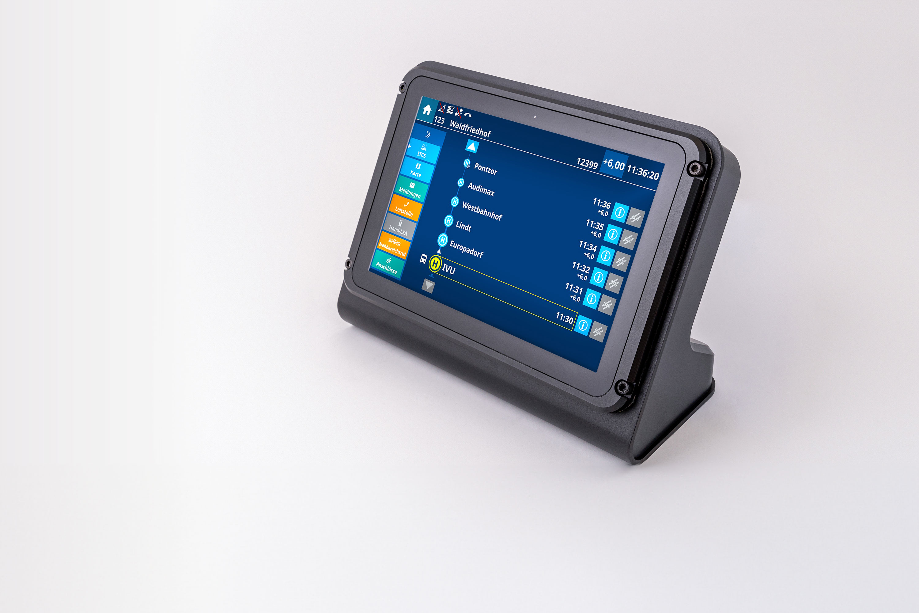 Bordrechnersoftware IVU.cockpit für Busse und Züge