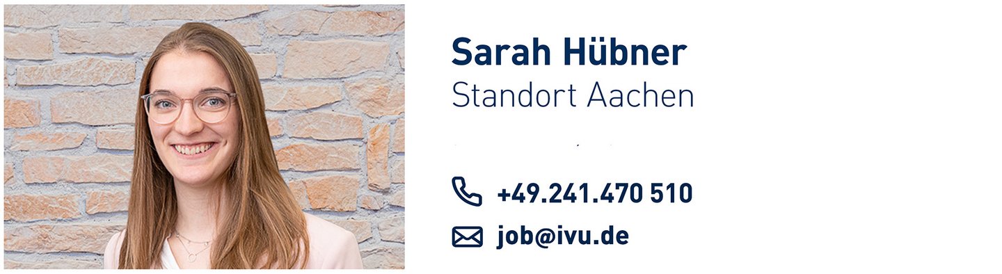 Personalabteilung IVU - Sarah Hübner