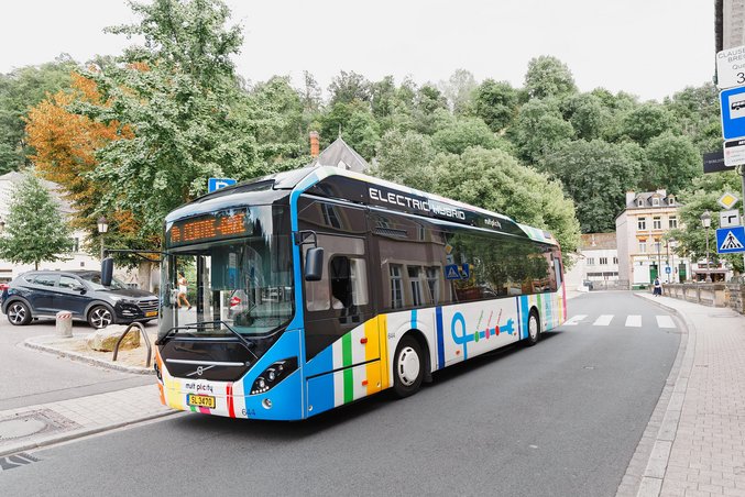 IVU Traffic Technologies AG - AVL Autobus de la Ville de Luxembourg Gestione del deposito Gestione della ricarica Flotta di autobus elettrici