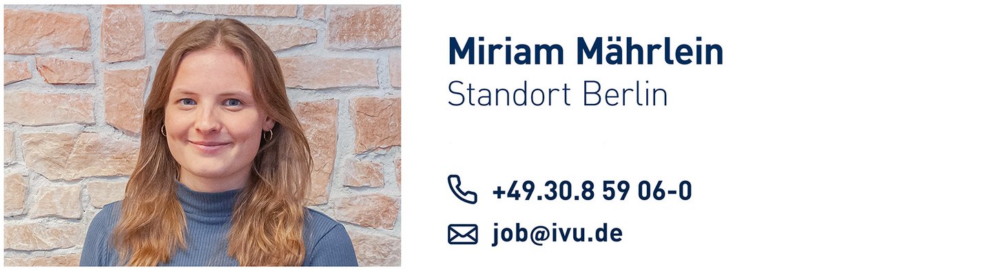 Personalabteilung IVU - Miriam Mährlein